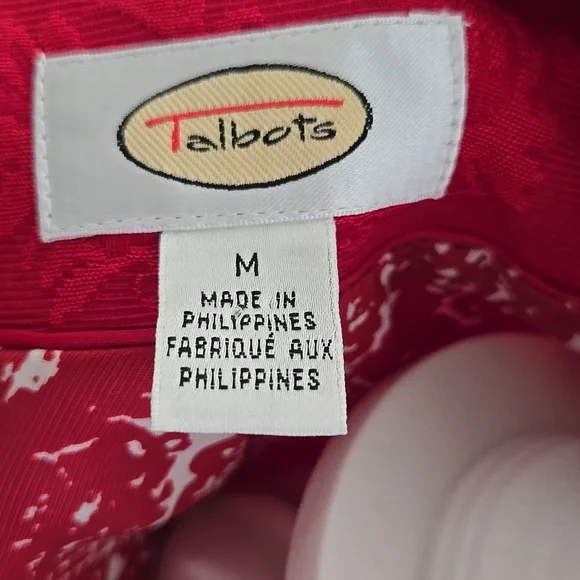 Talbots | Red Double Breasted Jacket - Picture 8 of 11